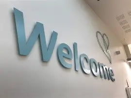 flat cut letters